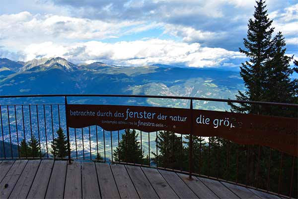 Herrlicher Ausblick am Vigiljoch